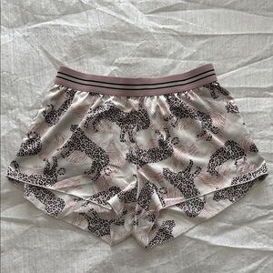 Gilly Hicks Pink and Black Animal Print Sleep Shorts